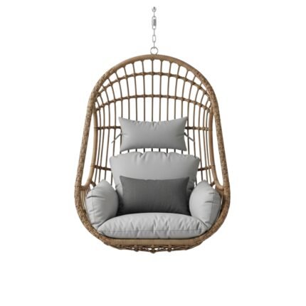 Avrynta Hanging Wicker Swing Chair | Comfortable Hammock Seat for Patio & Indoors